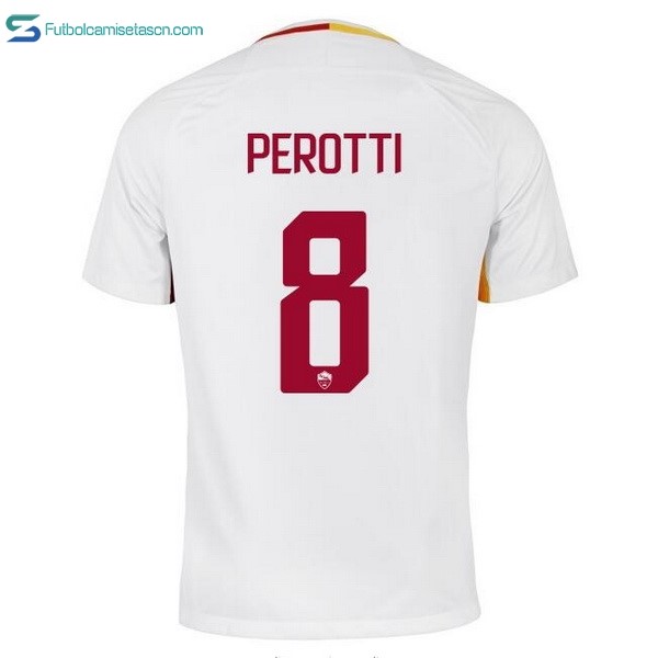 Camiseta AS Roma 2ª Perotti 2017/18